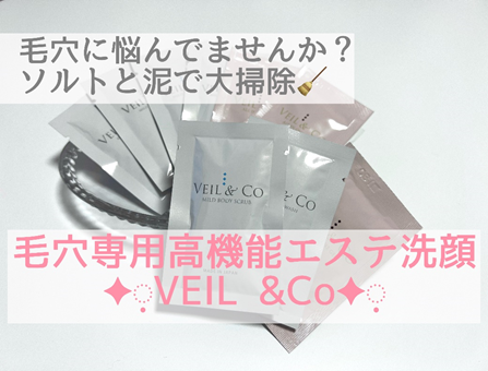VEIL＆Co】毛穴に特化！普段の洗顔がエステ空間に？！【スタッフ体験